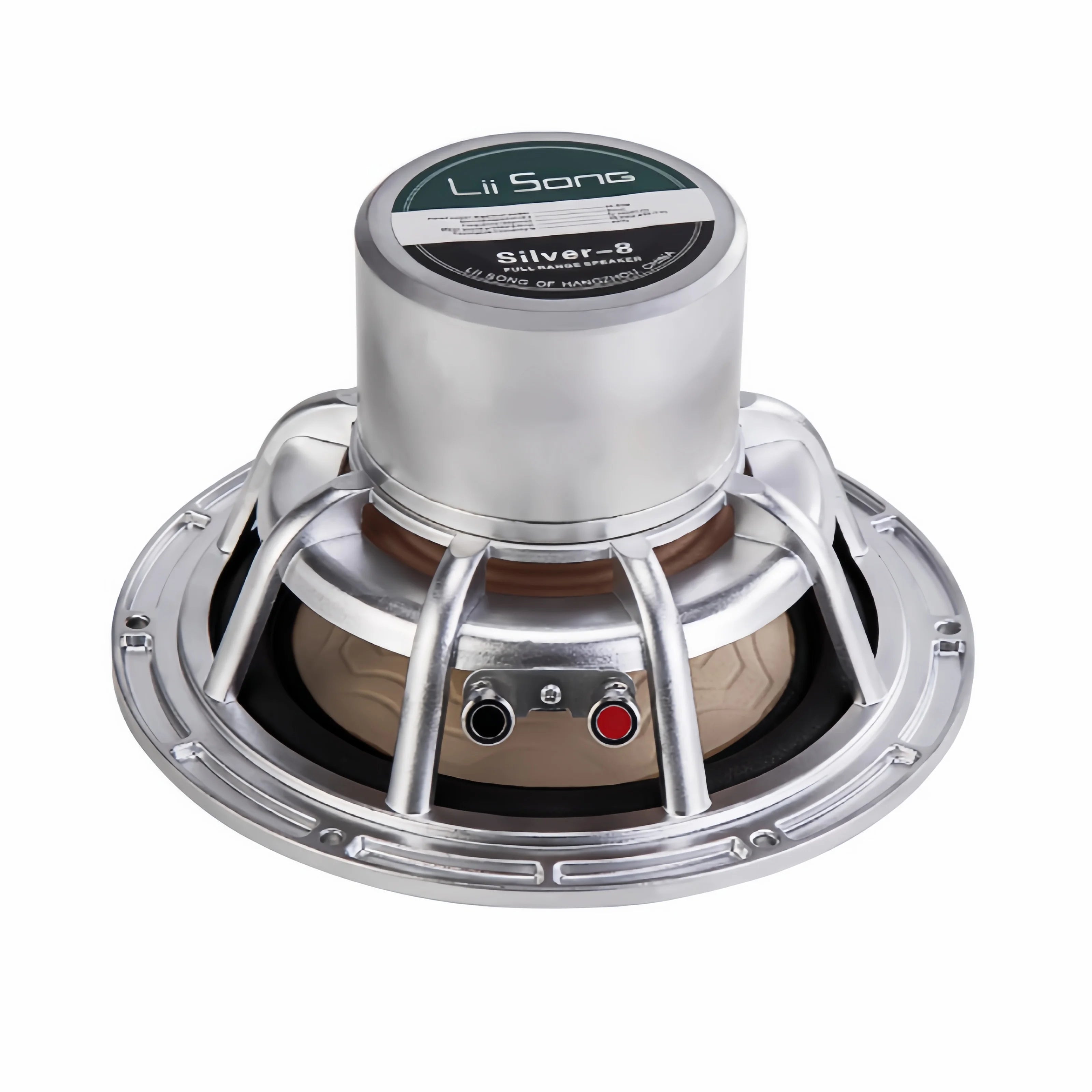 B-1566 LiiSong Silver-8 8 Inch Full Frequency Speaker 25 - 50 W 8 Ohm (1 Pair)