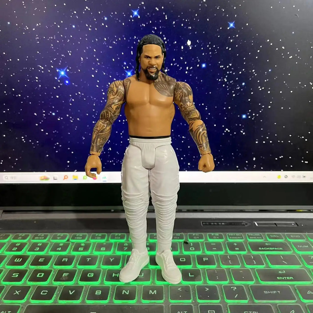 JIMMY&JEY USO Sting Roman BIG Aew Action Figure Challenge Arena Wrestling Gladiator Moving Figure