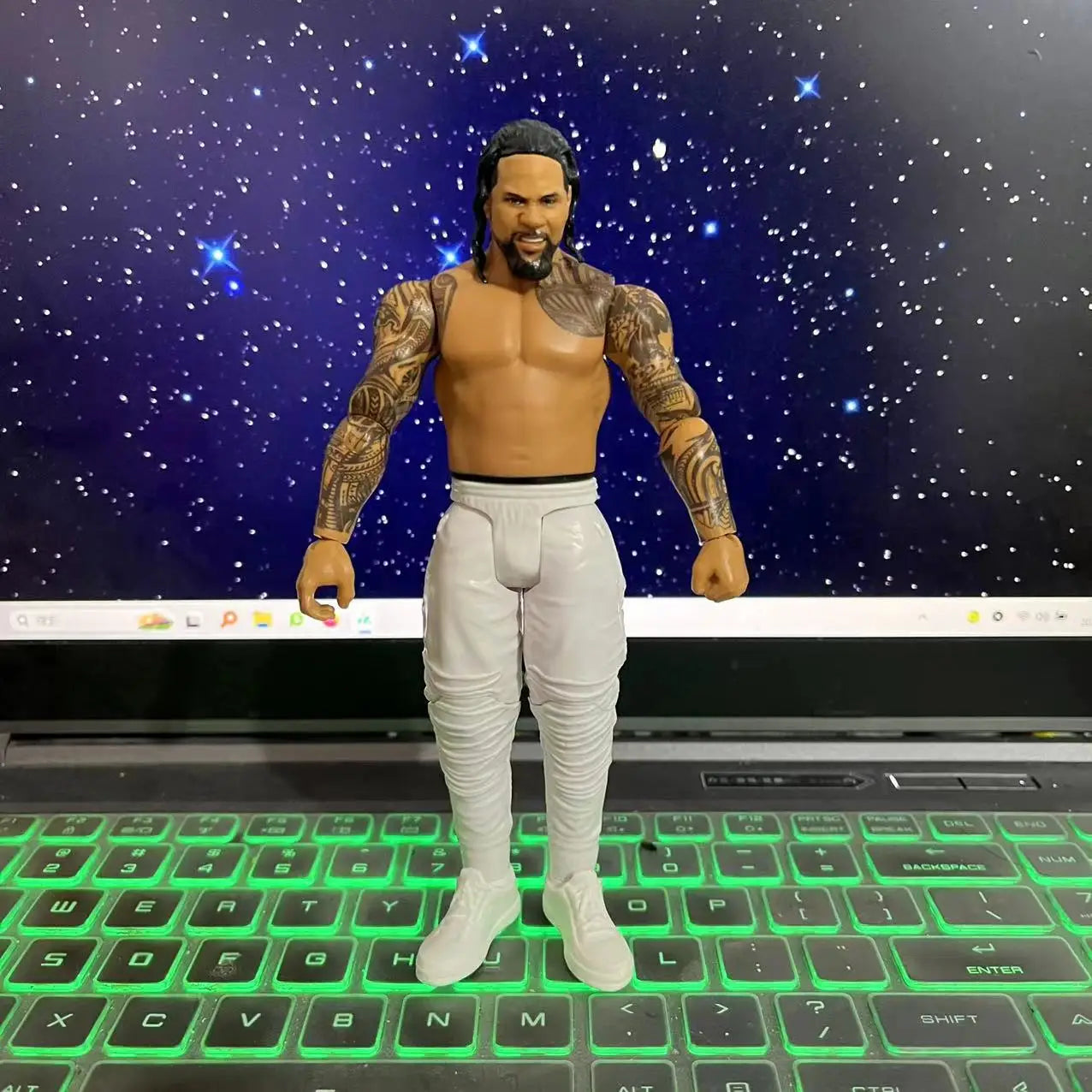 JIMMY&JEY USO Sting Roman BIG Aew Action Figure Challenge Arena Wrestling Gladiator Moving Figure