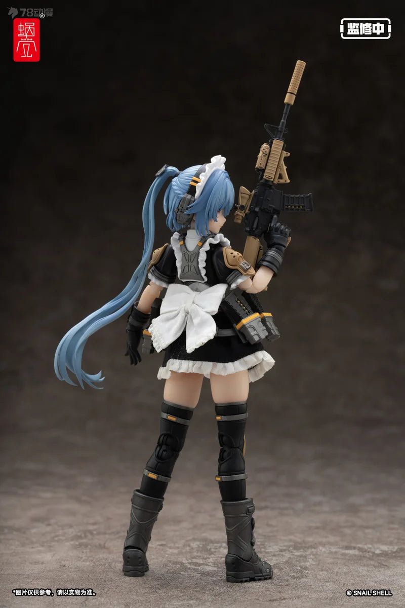 В наличност Snail Shell RA-02 Тактическа прислужница TOKIWA KAZUNE Подвижни модели играчки 1/12 Екшън аниме фигурка кукла красиво момиче