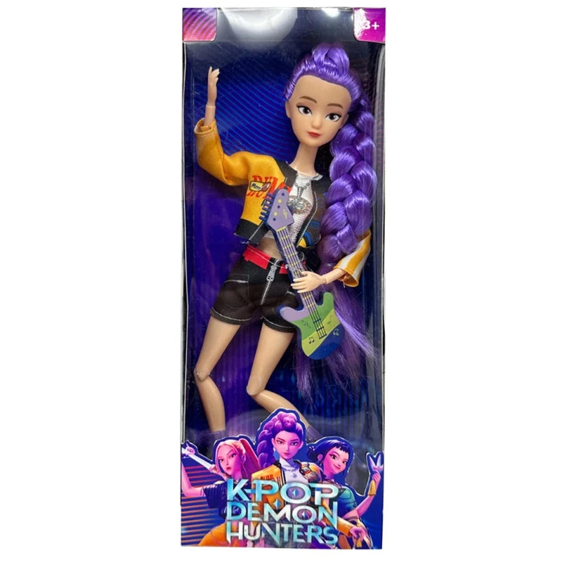 2026 anime k pop Demon hunters Witch Hunter Group High appearance Glue doll  doll Girl's heart Decorative doll Holiday Gifts