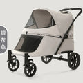 Pet Stroller Large Medium-sized Pet Carts Large Space Dog Carts Multiple Elderly Disabled Cat Pet Carts With Slope