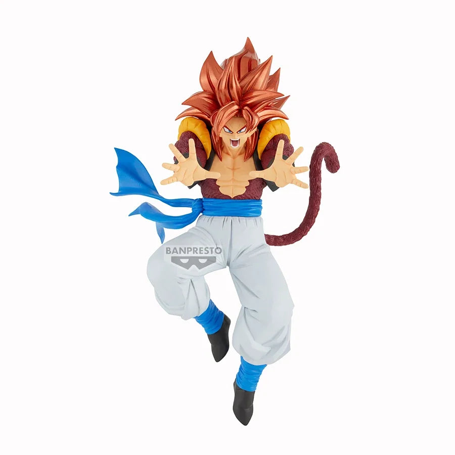 Auf Lager BANDAI Banpresto Dragon Ball GT Anime Figuren Bos Super Saiya 4 Gogeta PVC Actionfiguren DBZ Sammlermodell Spielzeug