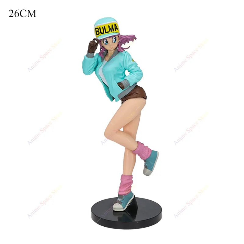Dragon Ball Z Bulma Handheld Radar Figur Spielzeug Anime Bulma Glitter &amp; Glamours Actionfiguren Sammlermodell Puppe PVC Ornament