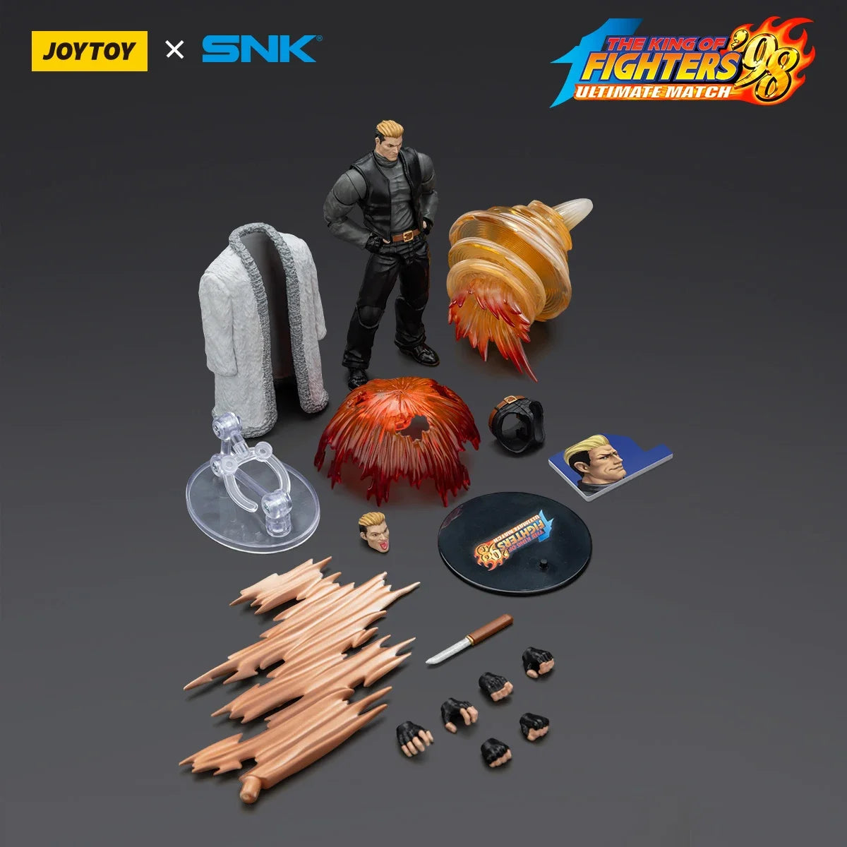 JOYTOY KOF '98UM '97 Special Team Ryuji Yamazaki Billy Kane Blue Mary Action Figure Model Toys Collection Kit  Gift