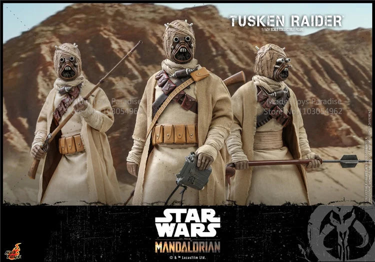 Original HOTTOYS HT TMS028 1/6 Collectible Toys Tusken Raider The Mandalorian Sand People Soldier 12'' Action Figure Model Gifts