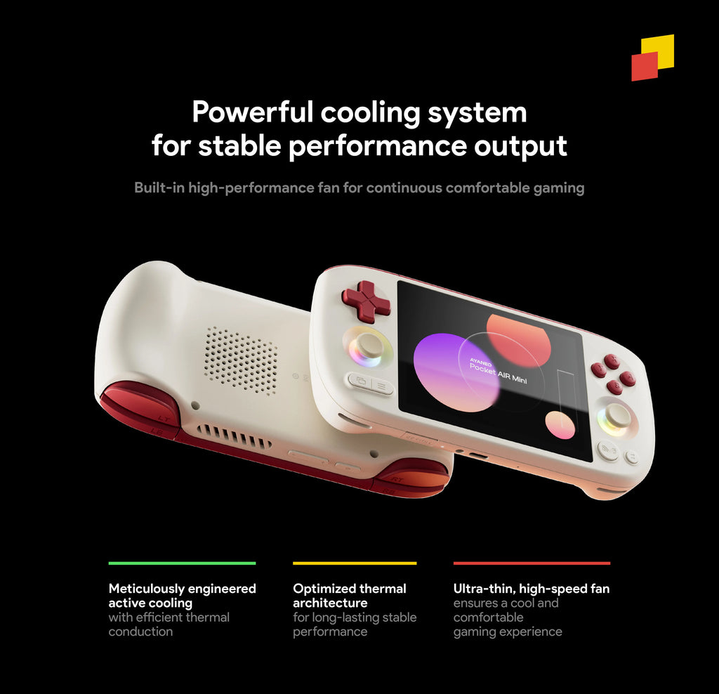 AYANEO Pocket AIR Mini Retro Handheld 4.2-inch 4:3 HD Screen with Carrying Case Storage Bag Protective Retro Pocket Consoles