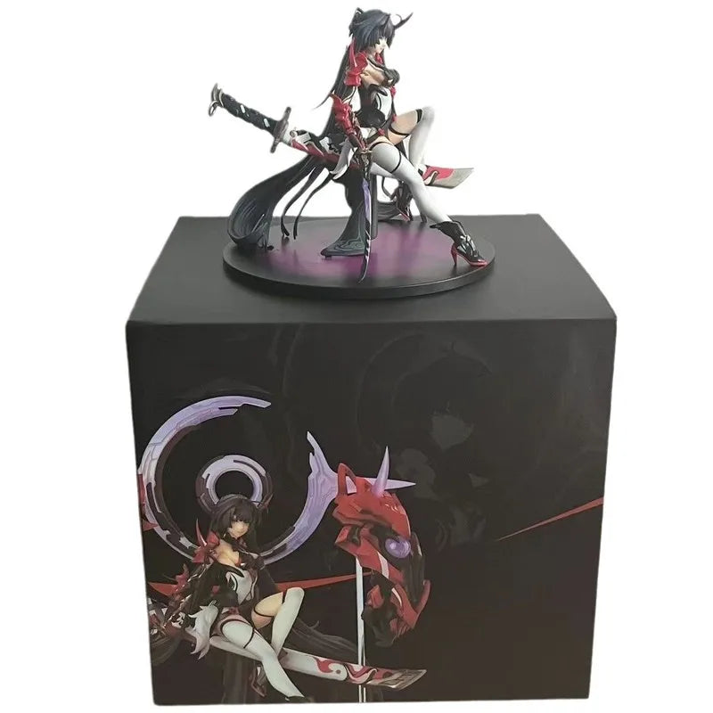 Damowan Honkai Raiden Mei Herrscher Of Thunder Lament Of The Sinner Standard Version Anime Pvc Figure Statue Collectible Model