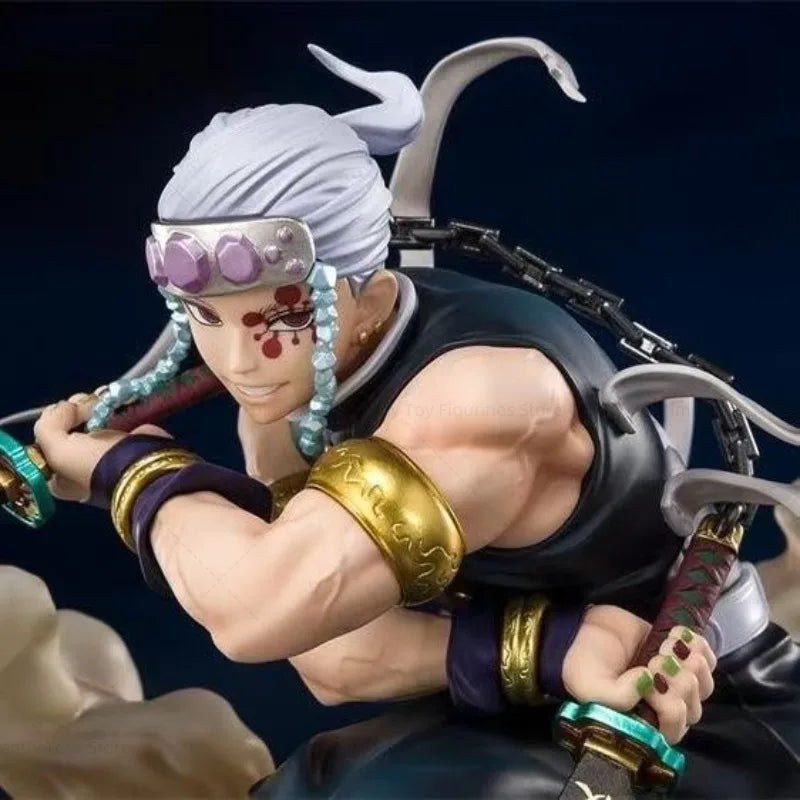 Bandai Auf Lager Figuarts ZERO Anime Demon Slayer No Yaiba Usui Tengen Sound Pillar Actionfigur Modell Spielzeug Geschenk DT