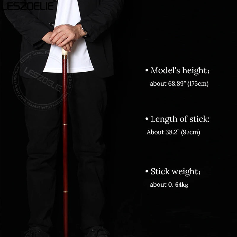 97 cm Freimaurerstock für Männer mit Totenkopf-Griff aus Harz, deutsche Buche, abnehmbarer Gehstock aus Holz, für Damen, Party, dekorative Stöcke