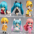 6pcs/set Hatsune Miku virtual singer Anime action figure 3D PVC model Character Cosplay Accessories Toys Statue Christmas Gift