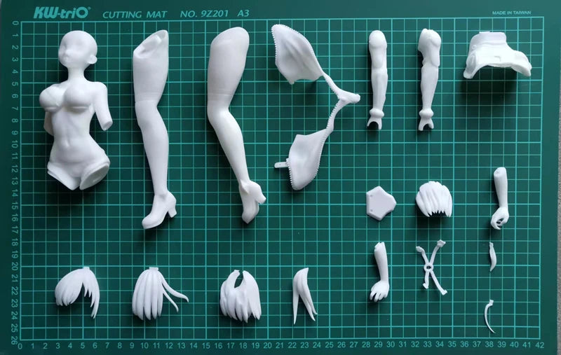 Resin Figure Kit FGO Mash Kyrielight Fate/Grand Order マシュ・キリエライト 1/6 Unpainted Garage Resin Kit Model GK