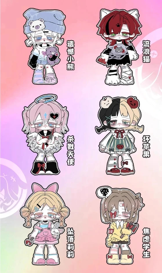 Missy Sweet Mourning Lolita Series  Cute Action Figure Toys Kawaii Anime Figures  Dolls Toy Gift
