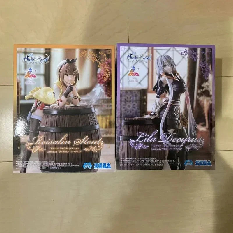 В наличност SEGA Luminasta Reisalin Stout Lila Decyrus PVC аниме екшън фигурки модел колекция играчка подарък