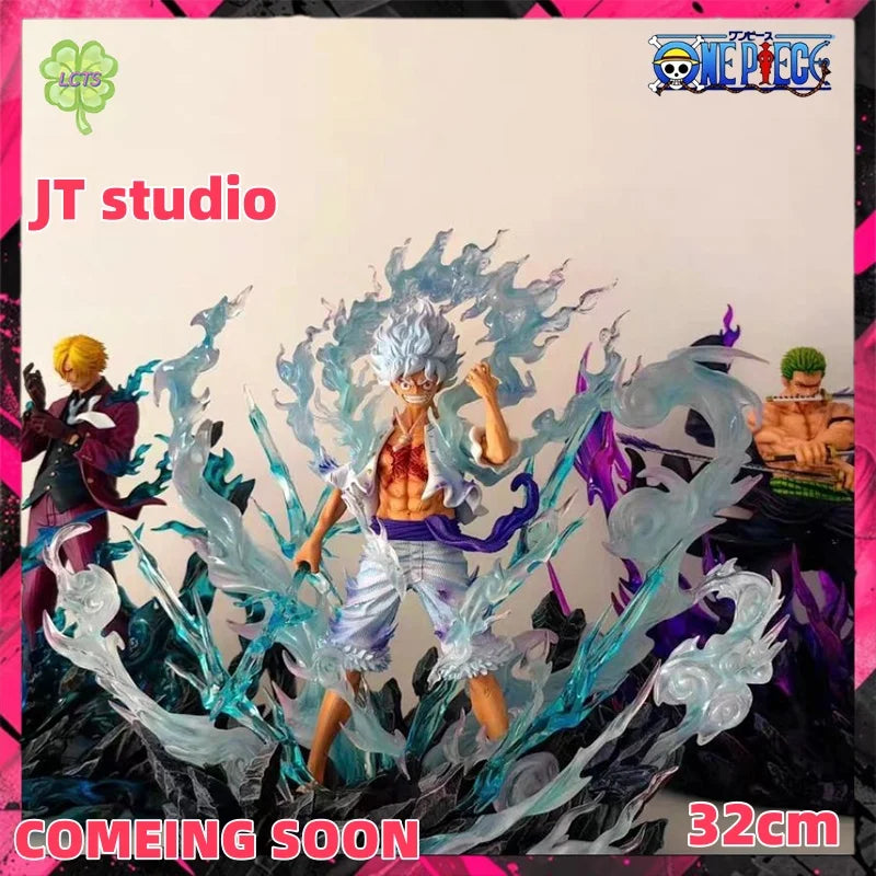 HOT-Presale 29cm JT studio-tianhui ONE PIECE Anime Figures Nika Monkey D. Luffy Figures PVC Statue Collection Model Gifts Toys