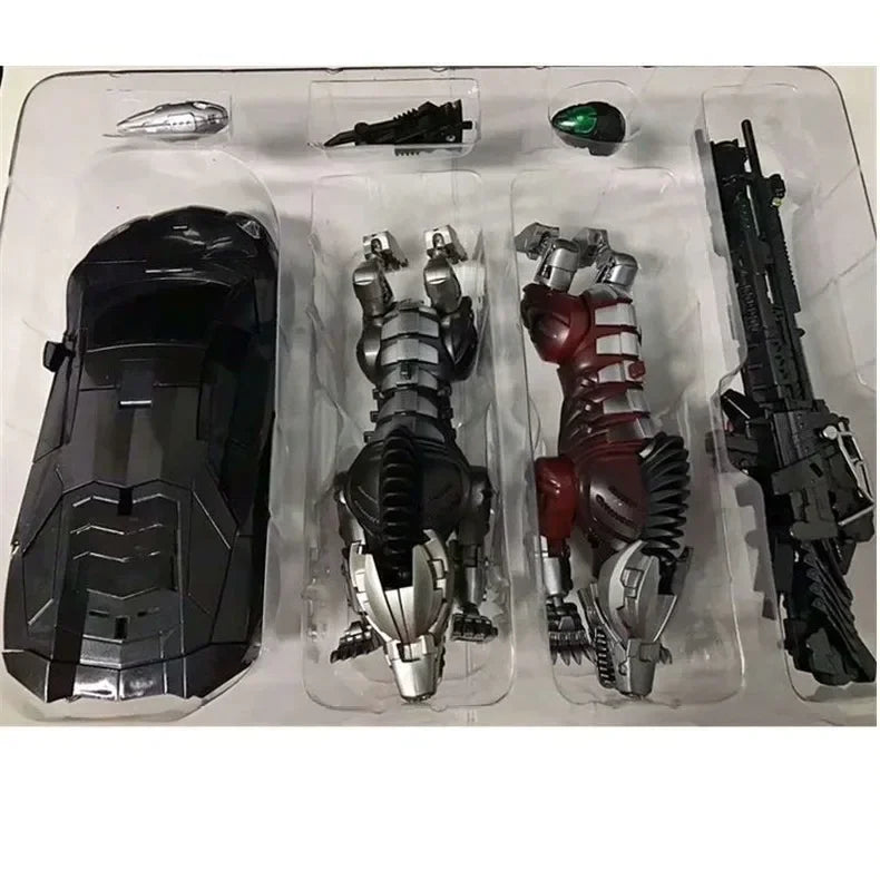 In Stock Transformation Toys VT01 VT-01 Lockdown Black Alloy Version With Double Dogs Movie Version Robot Action Figures Dolls