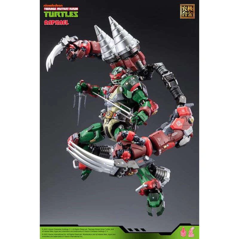 In Stock 100% Original Heat Boys TMNT HB0013 Raphael With Bonus Figure Model Collection Toy Gift