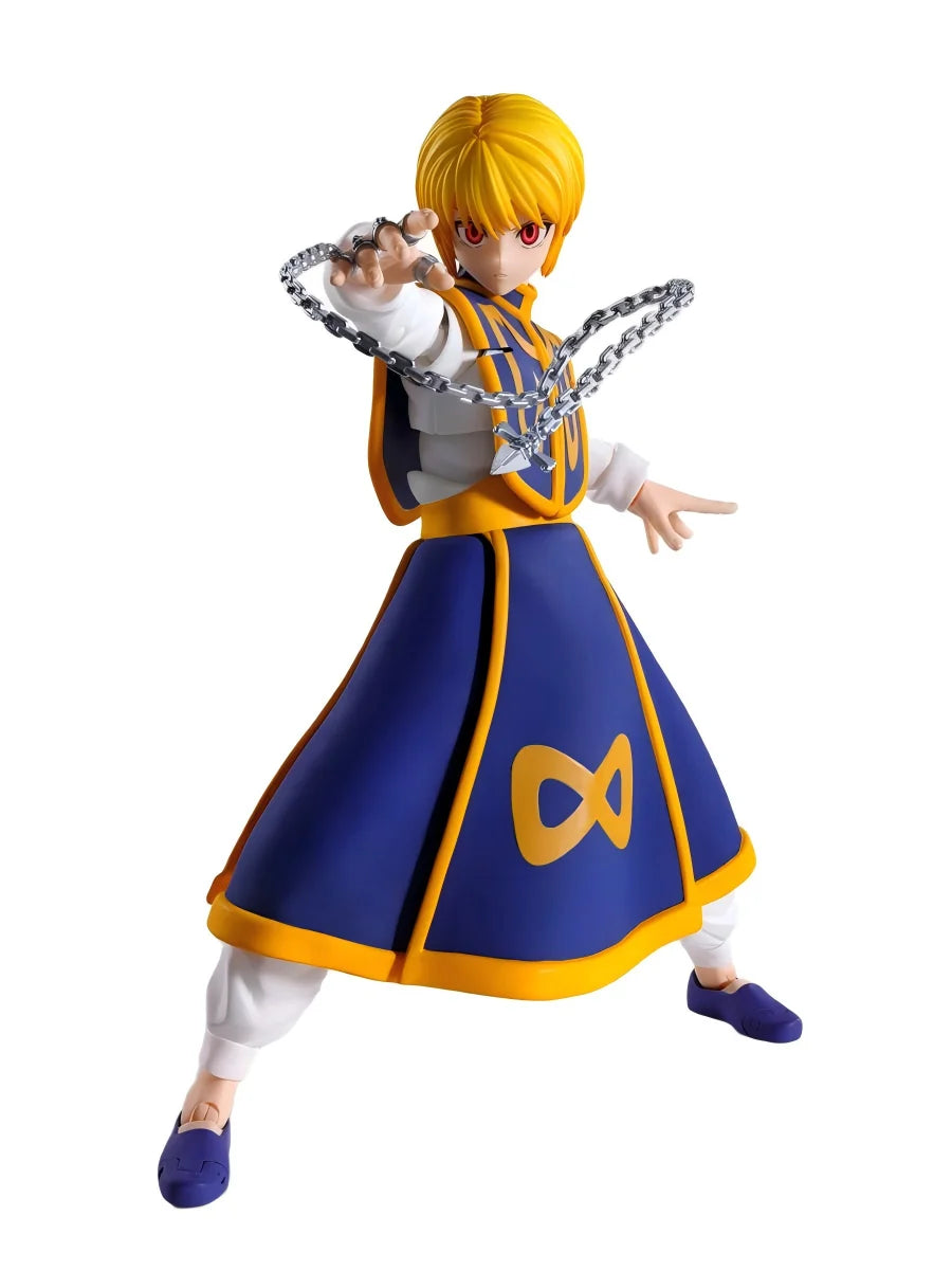 Original BANDAI S.H. Figuarts HUNTER×HUNTER Kurapika Reorio SHF Anime Figures Action Figure PVC Model Toys Figurine