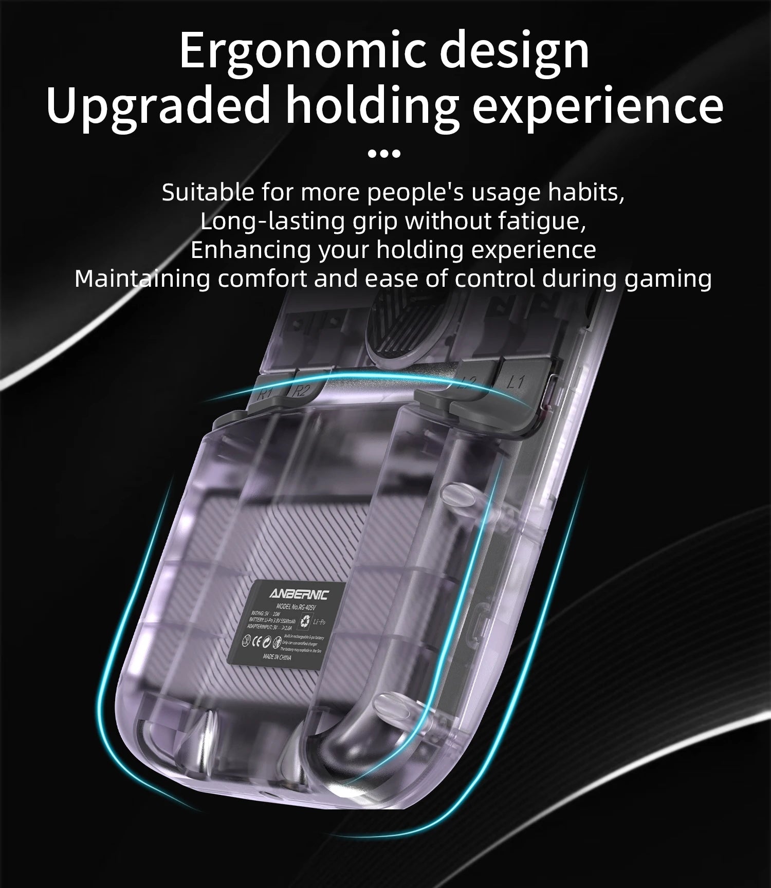 Anbernic RG405V Video-Handheld-Spielkonsole 4-Zoll-IPS-HD-Touchscreen Android 12-System T618 64-Bit-WLAN Tragbarer Retro-Game-Player