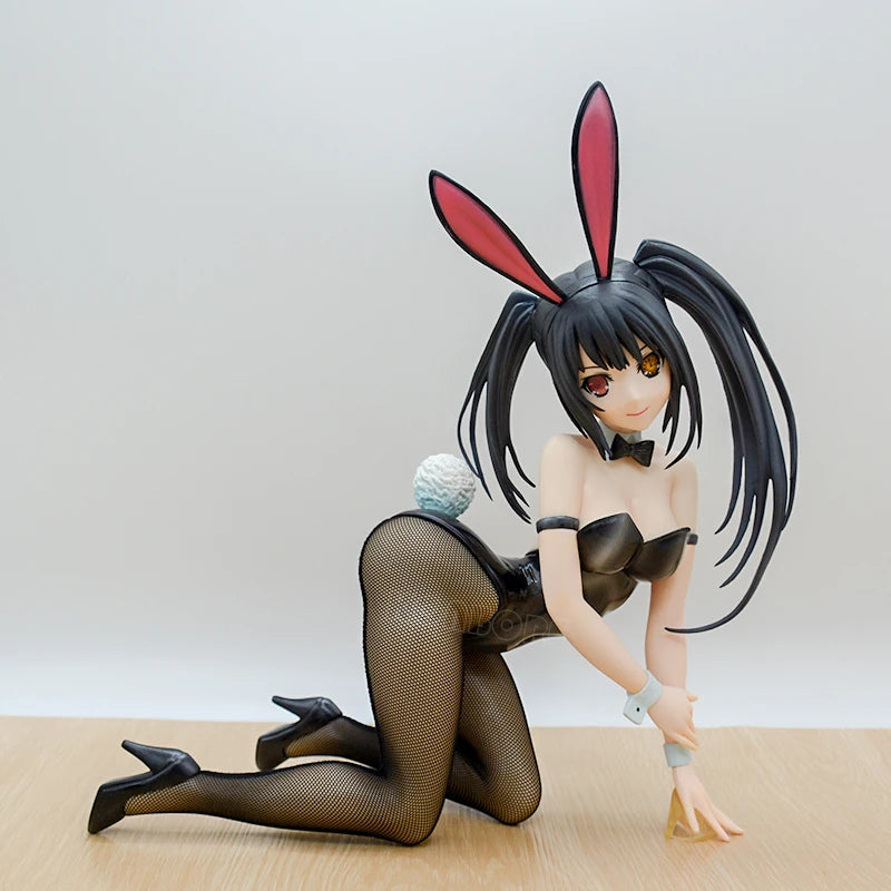 24cm KDcolle Date A Live Kurumi Tokisaki Anime Girl Figure Date A Bullet Yatogami Tohka Action Figure Adult Sexy Model Doll Toys