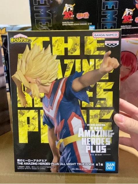 Banpresto BANDAI   All Might  hero academia the amazing heroes-plus-all might true form Toy Genuine Figure Model Anime Boxed