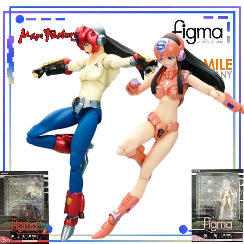Max Factory GSC Figma #030 Plawres Sanshiro Juohmaru (Original Manga Ver.) JPWA Tag Tournament Ver. Action Figures Toy Boy Gift
