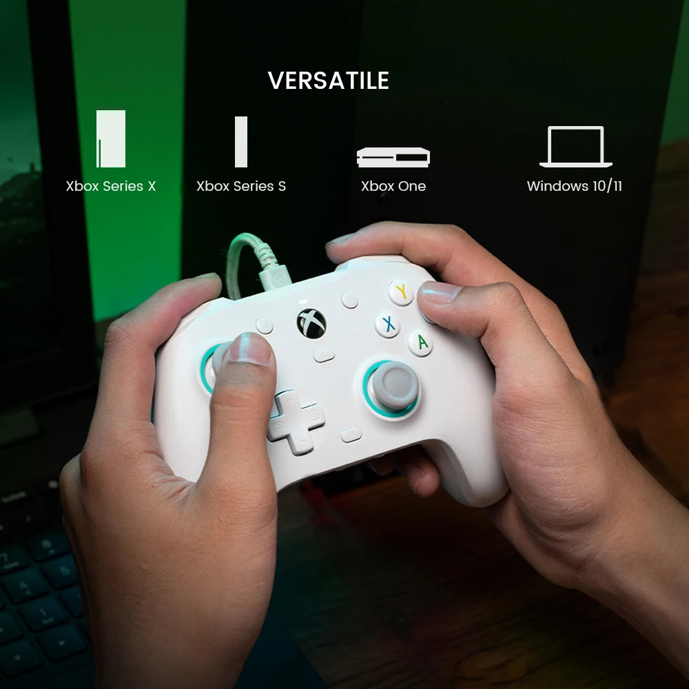 Neue Farbe GameSir G7 SE Xbox Wired Gamepad Gaming Controller Blau Lila mit Hall-Effekt-Joystick für Xbox XS One