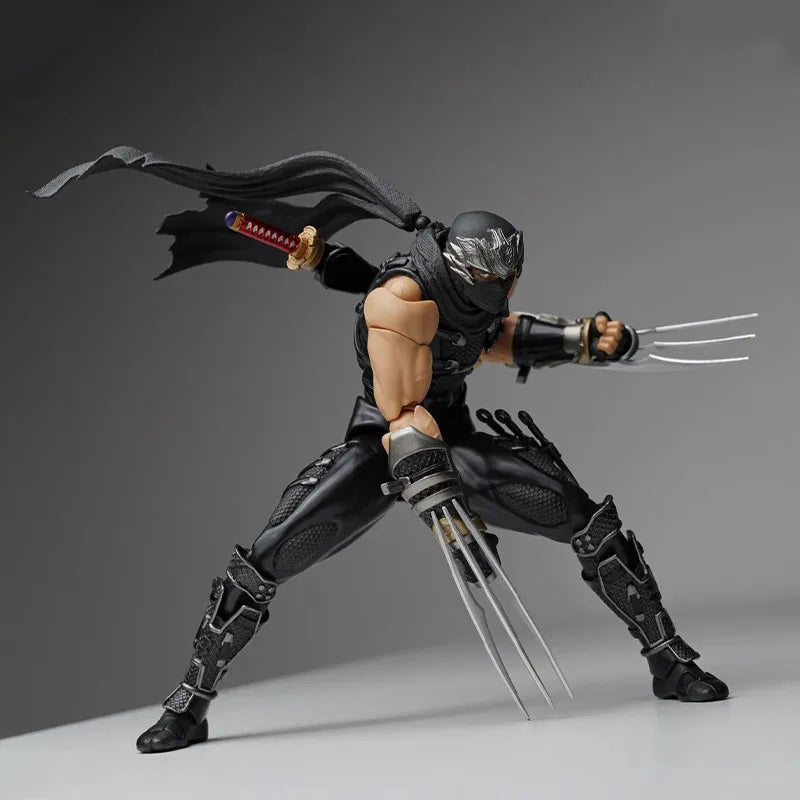 2025 New Revoltech 1/12 Amazing Yamaguchi Ryu Hayabusa Ninja Gaiden Action Anime Figures Collection Ko Model Custom Toys Gift