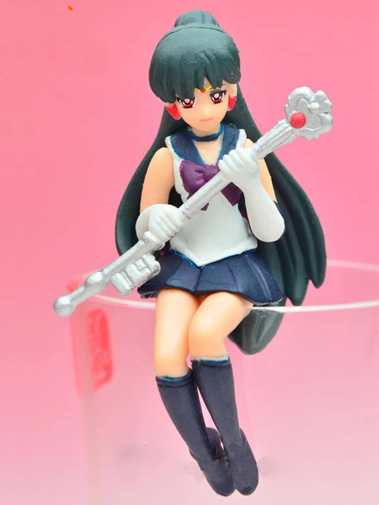 Anime-Figur Gacha Sailor Jupiter Kapselspielzeug Sailor Moon Merkur Mars Meiou Setsuna Anhänger Spielzeug Figuren Kindergeschenke
