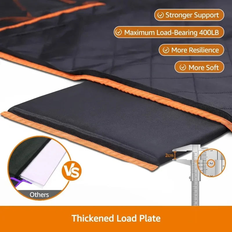 Hard Bottom Dog Seat Cover,Dog Back Seat Extender Durable Stable Comfortable Dog Car Hammock Bed for Car Road Trip