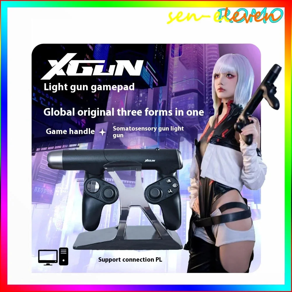 XGUN Light Sensing Controller GunGame Controller PC Wireless Bluetooth Body Sensing Gyroscope Call of Duty Boy Gift customizable
