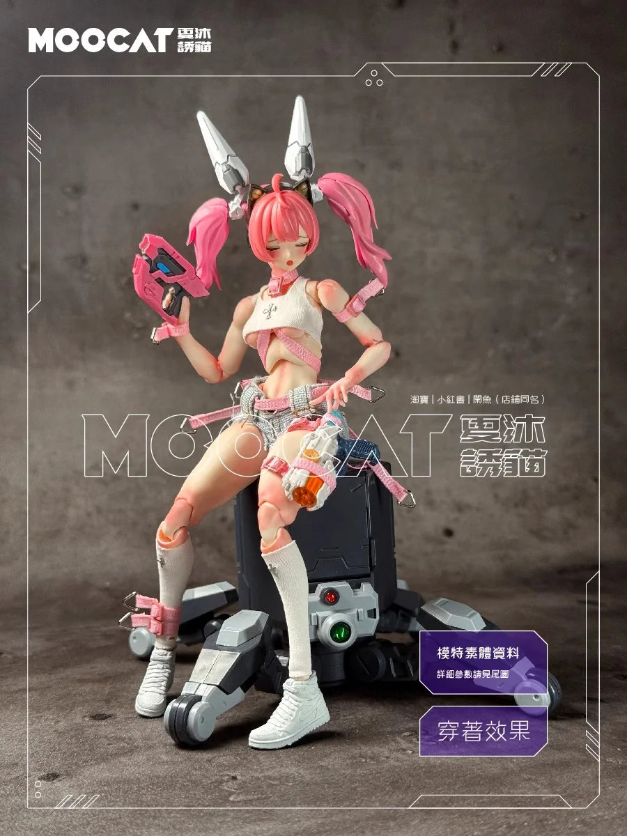【No Figure】1/12 Scale Female Mini Sleeves Arms Calf Cover Long Socks for 6in Action Figure Romankey Gynoid Kotobukiya Model