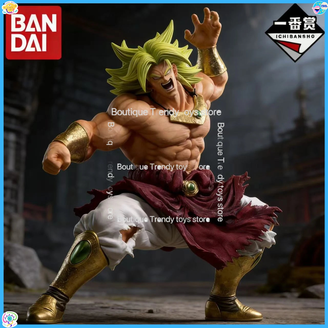 In Stock Bandai Original Ichiban Kuji Dragon Ball Broli Action Figure Model Doll Brand New Boxed Garage Collectible Ornaments