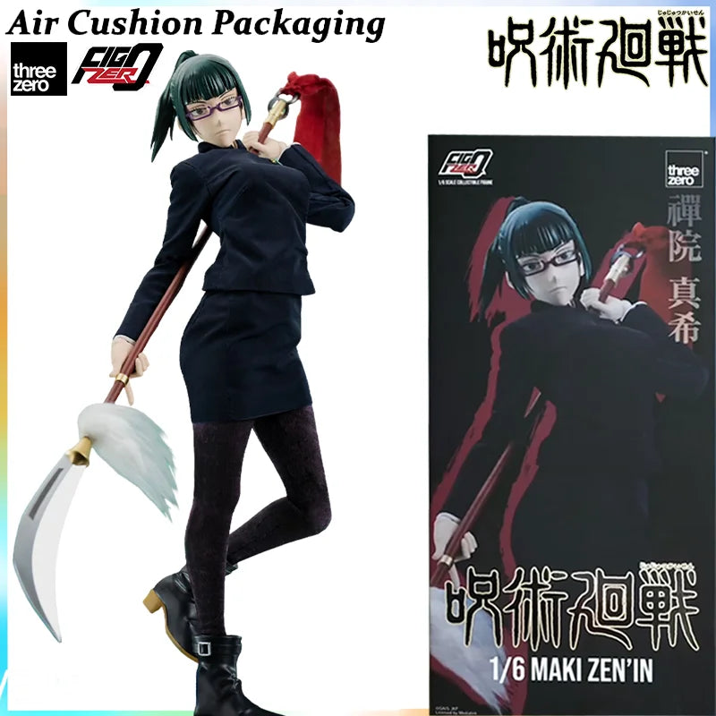 Threezero Genuine FigZero Series ‌Jujutsu Kaisen Yuji Itadori‌ Megumi Fushiguro Nobara Kugisaki‌  Anime Action Figures Model Toy