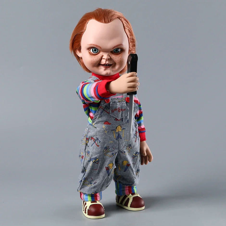 Child's Play - Chucky 15" Good Guy with Sound Sneering Mezco PVC Figure Action Figurine Collectible Model Toy