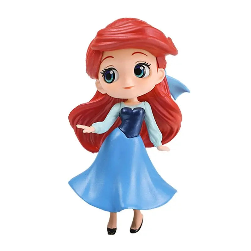 Bandai Original Disney Anime Figure Sitting Villain Doll Q Version Kids Toys Home Decoration Girl'S Birthday Model Toys Gifts