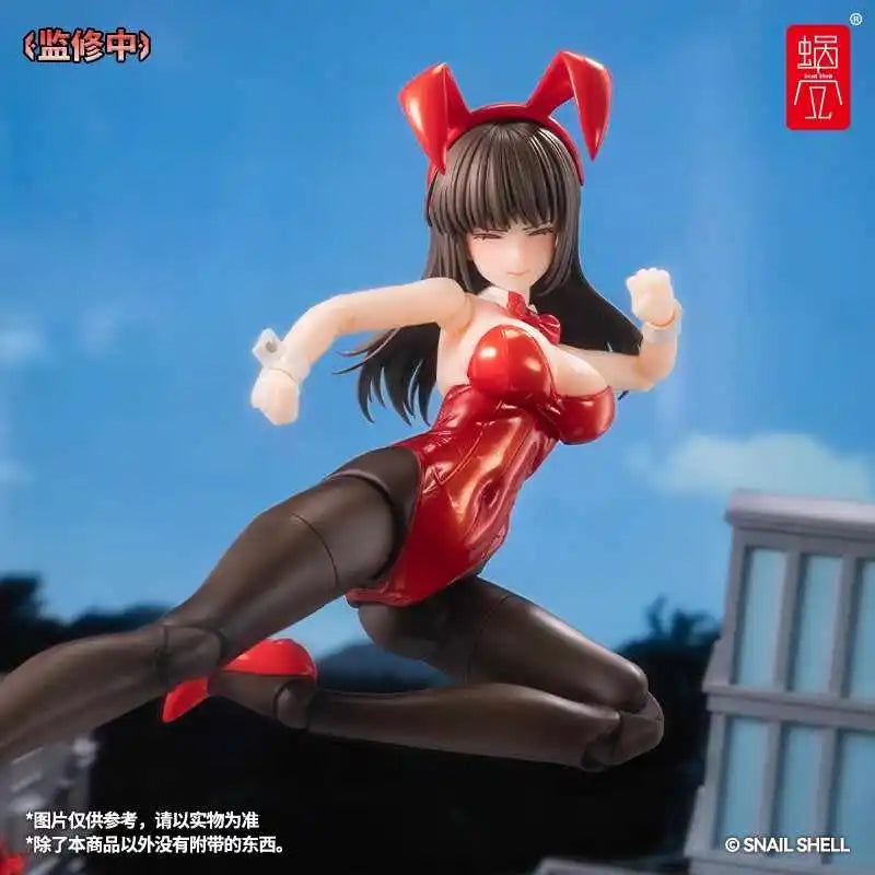 Snail Shell 1/12 Scale Fantasy JK Series Bunny Girl Rena Articulated Action Figure Anime Collectible Model Toy For Anime Fans