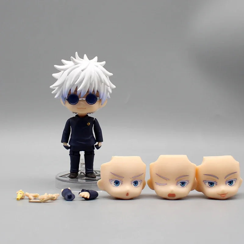 Gojo Jujutsu Kaisen Anime Figure #2205 Satoru Gojo Action Figure Q Version 10cm Model PVC Collectible Doll Birthday Gifts