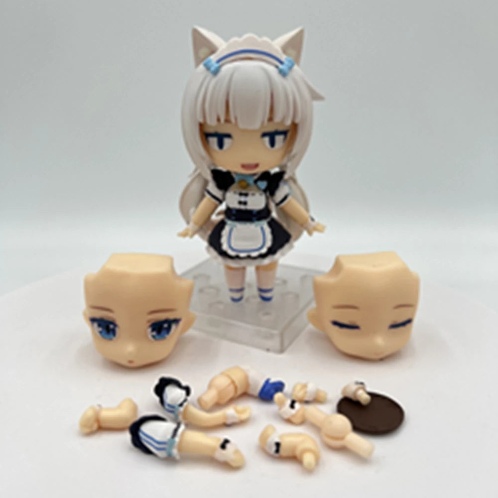 Anime NEKOPARA Figure OB11 1248 Chocolates Vanilla Action Figure Cat Style Model PVC Static Toys Gift Doll Cat Maid 10cm
