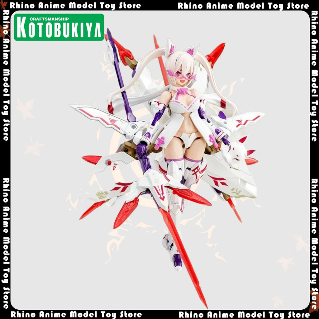 In Stock Original Kotobukiya Megami Device Asra Nine-Tails 1/10 Scale 14cm Action Figure Model Kit Anime Collectible Toy Gift
