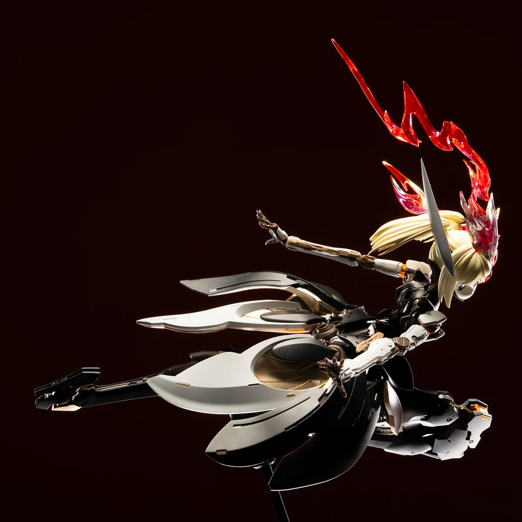 HEMOXIAN Starflower Lily, Mecha Girl, Articulated Action Figure, Assembly Model Kit, Desktop Ornament, Toy