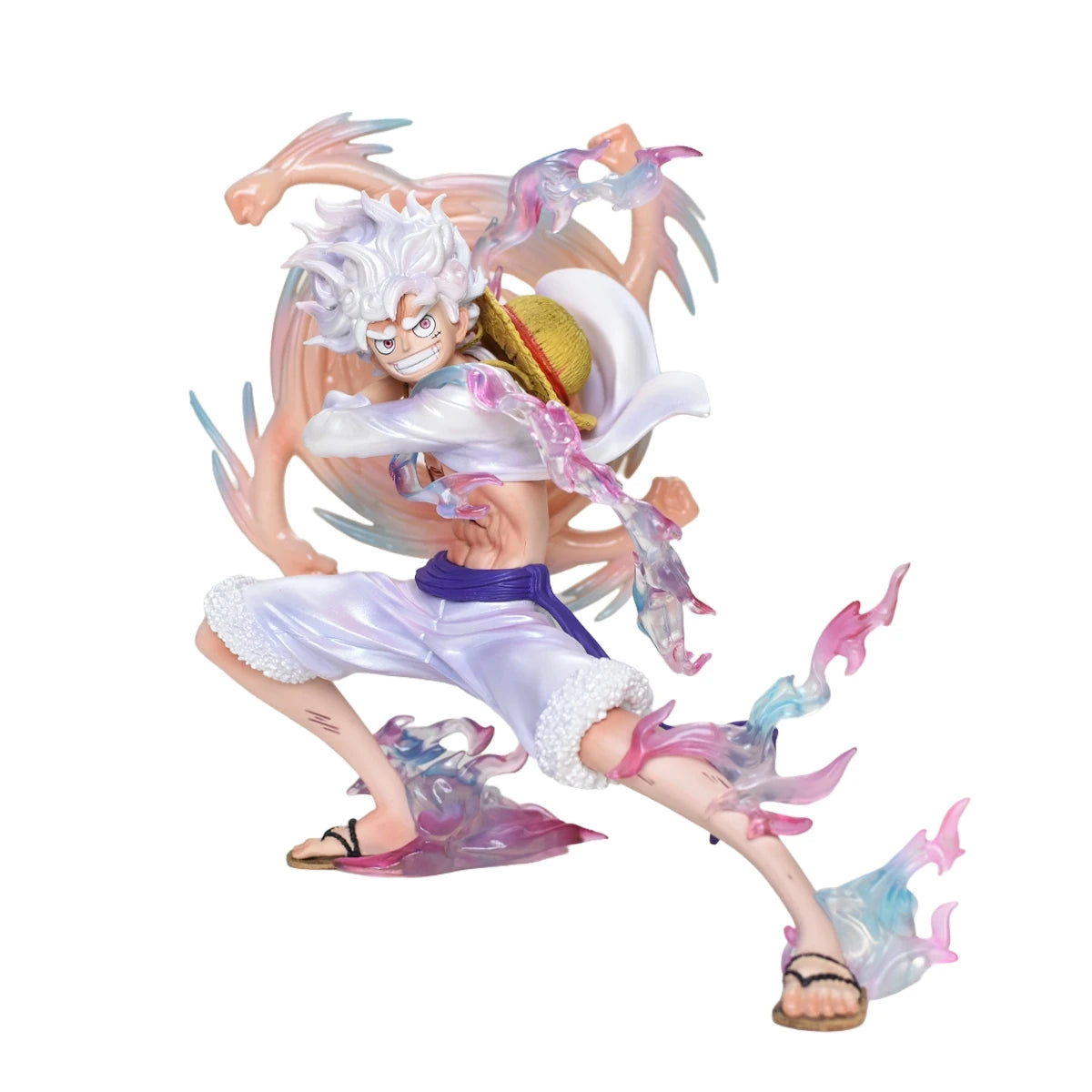 19 см/7,48 инча Аниме One Piece Luffy фигурка Gear 5 Luffy екшън фигурка колекция модел играчка подарък