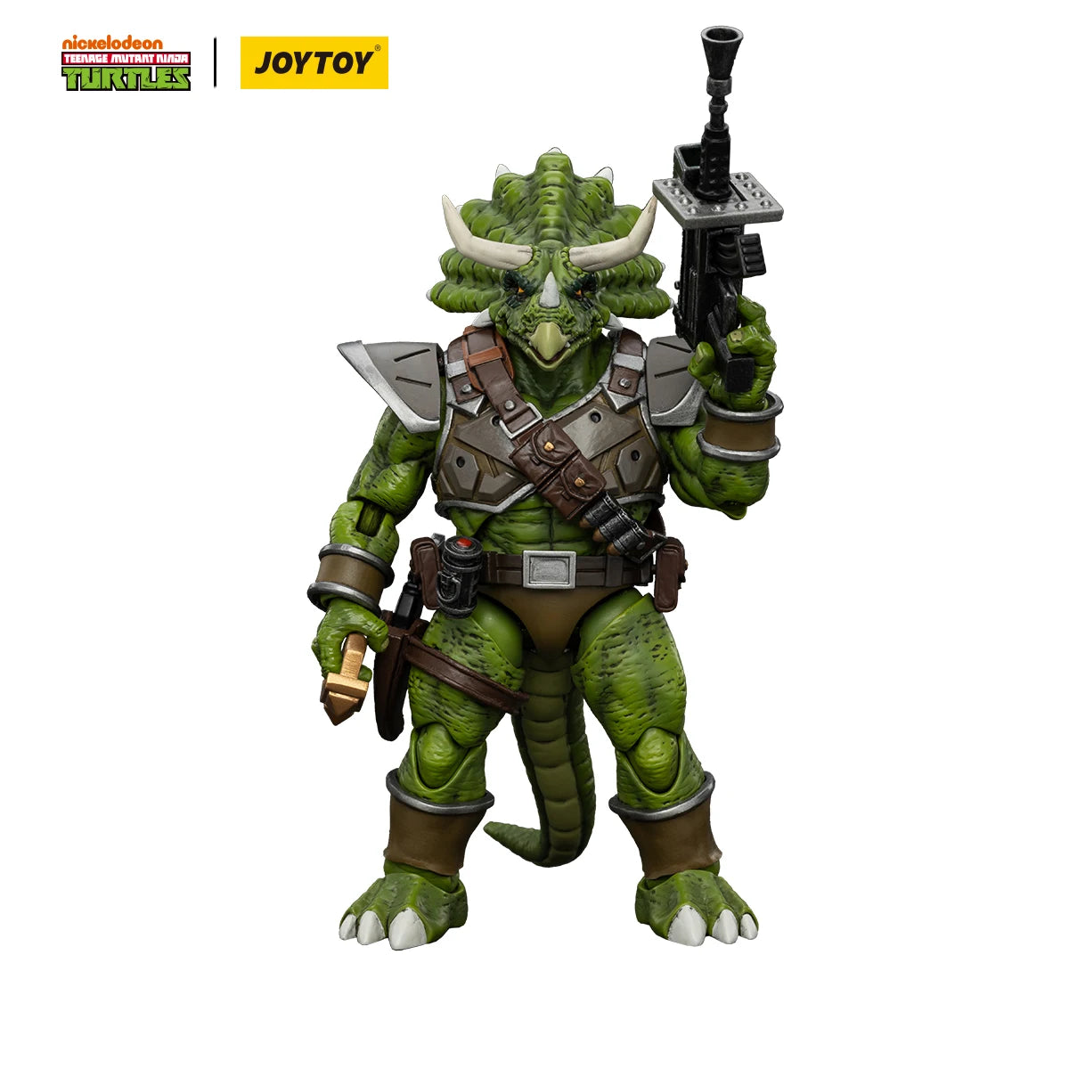 JOYTOY TMNT Actionfigur Kapitän Zorax/Adjutant Zork/Triceraton Infantryman3PCS Anime 1/18 Modell