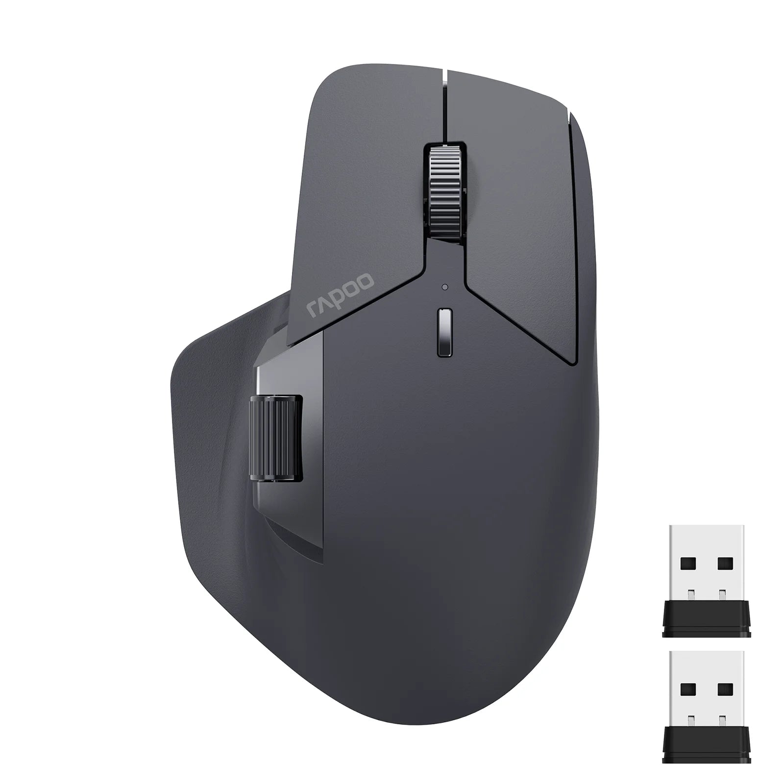 2025 New Rapoo MT760/MT760Mini Multi-mode Rechargeable Wireless Mouse Ergonomic 4000 DPI Support Up to 4 Devices Bluetooth Mouse