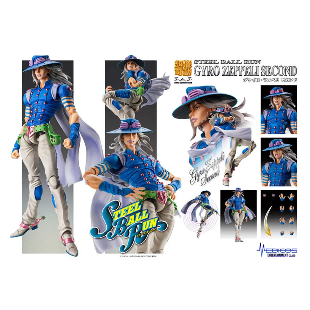 Anime Figures All Types Medicos Original Super Action Statue Jojo's Bizarre Adventure Season 1-8 Anime Model  Action Anime Toys