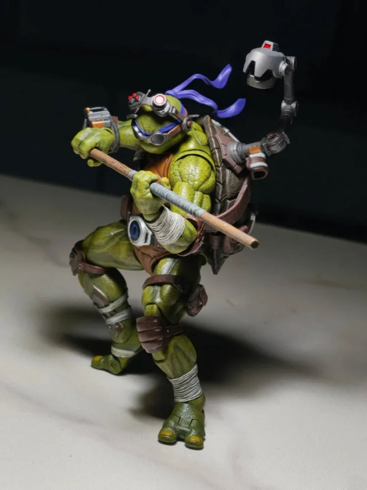 Lingjihun TMNT 1/12 Scale 16-17cm Leonardo Donatello Michelangelo Raphael Articulated Collectible Action Figure Anime Figure