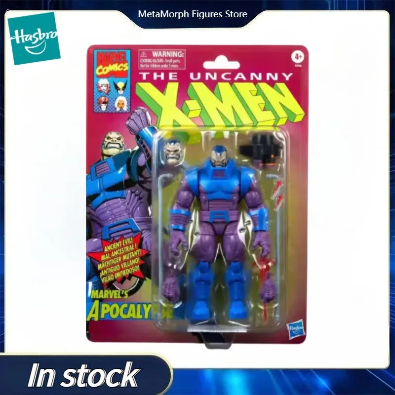 Original Hasbro MARVEL COMIC THE UNCANNY X-MAN Apocalypse Anime Figure Toy Ornament Gift