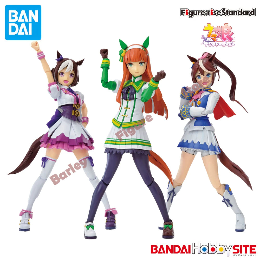 Original Genuine BANDAI Uma Musume Pretty Derby Figure-rise Standard FRS Tokai Teio Special Week Silence Suzuka Action Figure
