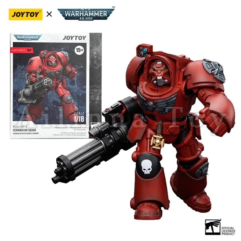 JOYTOY 1/18 Action Figure 40K Blood Angels Terminator Squad Anime Military Model