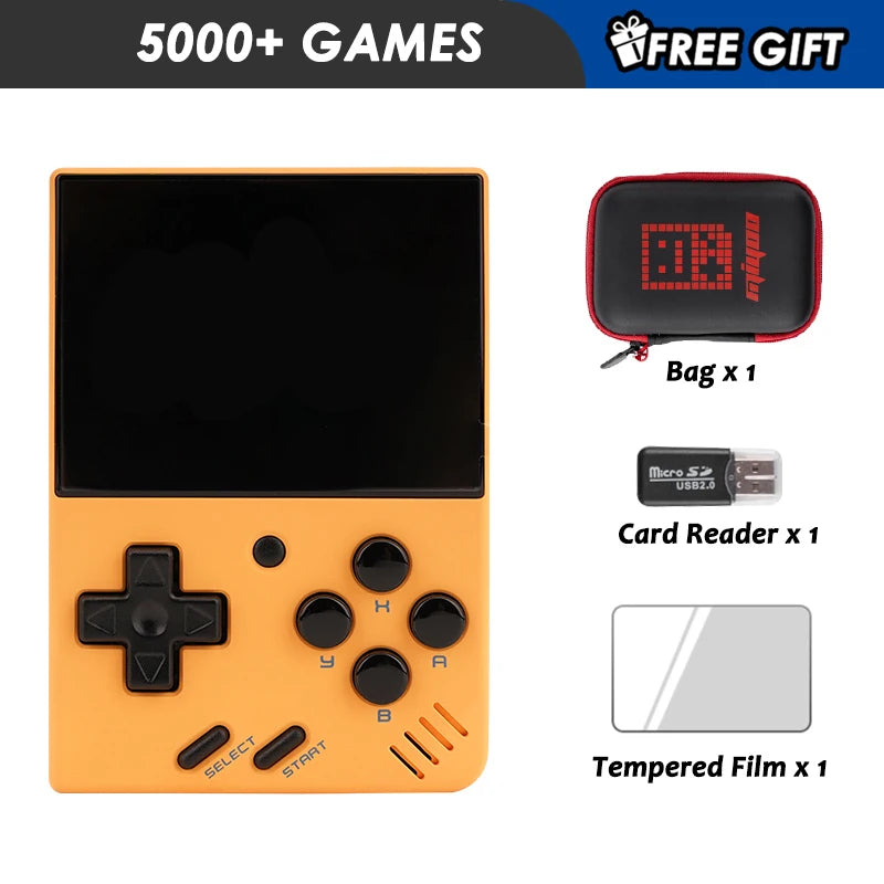 AMPOWN Miyoo Mini V4 Consoles Handheld Game Players 2.8'' IPS OCA Portable Video Game 2000mAh Linux System Retro Game Console